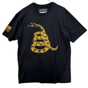 Born Primitive Gadsden Flag Shirt Mens XL Black DTOM Patriotic Snake USA Tee NWT